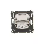 SIMON 55 WMDW-001112-149 Gniazdo wtyczkowe z zintegrowaną ładowarką 2xUSB A (moduł), 2.1 A, 5 V DC, 230 V; Czarny mat *Wycofany z oferty - do wyczerpania zapasów magazynowych