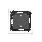 SIMON 55 WMDW-321102-149A Gniazdo Schuko do wersji IP44 z przesłonami z uszczelką ramki (moduł) 16 A, 250 V~, szybkozłącza. Klapka transparentna; Czarny mat