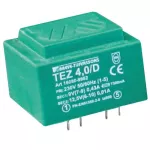 TEZ 4,5/D 230/ 9V Jednofazowy transformator do obwodów drukowanych zalewany