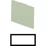 02SQ25 Tabliczka opisowa czysta koloru aluminiu