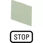 110SQ25 Tabliczka opisowa STOP