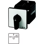 T5-4-8902/Z Przełącznik zasilania, Styki: 8, 100 A, tabliczka: Netz-0-Notstrom, 45 °, bez samopowrotu, montaż rozłączny, pokrętło czarne bez możliwości blokady