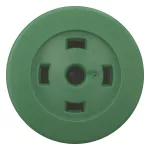 M22S-DP-G-X Przycisk grzybkowy zielony, bez opisu
