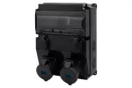Rozdzielnica CAJA 12M SCENIC - gniazda proste 16A 3p, 32A 3p, 2x230V IP44