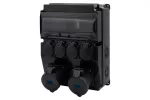Rozdzielnica CAJA 12M SCENIC - gniazda proste 2x16A 3p, 4x230V IP44