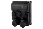Rozdzielnica CAJA 12M SCENIC - gniazda proste 2x16A 5p, 3x230V IP44