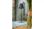 LAMPKA STOŁOWA LED FIZZI, 2,5W, 200lm, DC 5V, 1A,4000 K, BATERIA 4000 mAh, ŚCIEMNIALNA, CZARNA