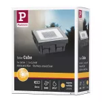 Oprawa wpuszczana CUBE LED solar 2700K 3.6lm IP67 stal nierdzewna