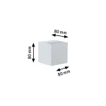 PAULMANN Oprawa elewacyjna CYBO LED 2x3W 2700K 355lm IP65 80x80mm 230V biały / aluminium