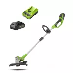 24 V podkaszarka premium Greenworks G24LT30MK2 zestaw ładowarka + aku 2 Ah