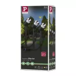 PAULMANN Reflektor ogrodowy Plug & Shine PIKE zestaw 3x3,5W 3000K IP67 24V antracyt / tworzywo sztuczne
