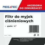 Filtr Megatec do myjek ciśnieniowych