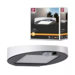 PAULMANN Oprawa elewacyjna RYSE LED solar 3000K 300lm z czujnikiem ruchu + zmierzchu IP44 biały