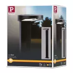 PAULMANN Oprawa ogrodowa solar RYSE LED 1,2W czujnik ruchu 30lm 3000K IP44 antracyt / tworzywo sztuczne