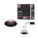 PAULMANN Oprawa do wbudowania COLE COIN LED 3-STEP DIM 1x6W 470lm 2700K IP44 230V biały / czarny