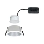 PAULMANN Oprawa do wbudowania COLE COIN LED 3-STEP DIM 1x6W 470lm 2700K IP44 230V biały / srebrny matowy