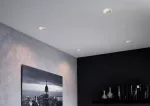 PAULMANN Oprawa do wbudowania COLE COIN LED 3-STEP DIM 1x6W 470lm 2700K IP44 230V biały / srebrny matowy