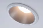 PAULMANN Oprawa do wbudowania COLE COIN LED 3-STEP DIM 1x6W 470lm 2700K IP44 230V biały / srebrny matowy