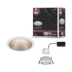 PAULMANN Oprawa do wbudowania COLE COIN LED 3-STEP DIM 1x6W 470lm 2700K IP44 230V biały / srebrny matowy