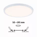 PAULMANN Plafoniera VariFit AREO LED DIM 16W 1400lm 2000-4000K okrągła 230mm IP44 230V biały matowy / tworzywo sztuczne