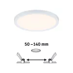 PAULMANN Plafoniera VariFit AREO LED DIM SM Zigbee 13W 1200lm 3000-6500K okrągła 175mm IP44 230V biały matowy / tworzywo sztuczne