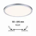 PAULMANN Plafoniera VariFit AREO LED DIM SM Zigbee 16W 1400lm 3000-6500K okrągła 230mm IP44 230V chrom matowy / tworzywo sztuczne