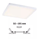 PAULMANN Plafoniera VariFit AREO LED DIM SM Zigbee 16W 1400lm 3000-6500K 230x 230mm IP44 230V biały matowy / tworzywo sztuczne
