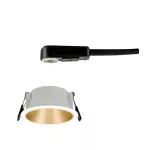 PAULMANN Oprawa do wbudowania COLE GU10. max. 10W 88mm 230V biały matowy/ złoty matowy