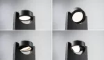 PAULMANN Oprawa elewacyjna SWIVEA Led 8W 3000K IP44 460lm 230V ciemny szary/ aluminium