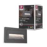 PAULMANN Oprawa elewacyjna LONG 4W 3000K IP44 230V czarny / aluminium