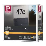 PAULMANN Oprawa elewacyjna NEDA LED numer domu 3000K 27lm + czujnik zmierzchu IP44 antracyt