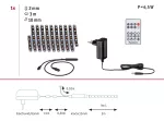 PAULMANN Kompletny zestaw taśma DYNAMIC LED RGB+ 5W 3M IP20 60LED/m 10VA 230V/12V DC biały / tworzywo sztuczne