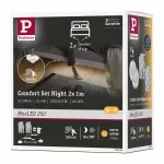 PAULMANN MaxLED 250 Night Comfort zestaw dwustronny 2x1m 2x4W 2x300lm 60LEDs/m 2700K 24VA