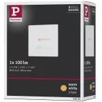 PAULMANN Oprawa przyschodowa EDGE LED kwadrat 1x1,2W 50lm 2700K 230V biały matowy / tworzywo sztuczne