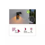 PAULMANN Oprawa elewacyjna CAPEA LED 6W 450lm 2200-3000K czujnik ruchu+zmierzchu IP44 230V antracyt aluminium