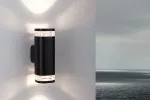 PAULMANN Oprawa elewacyjna COLUM GU10 max 2X20W IP44 odporna na wodę morską 230V antracyt aluminium