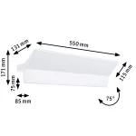 PAULMANN Oprawa ścienna STINE LED SH Zigbee 13W+4W 2700-6500K 1400lm DIM 230V biały matowy