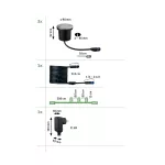 PAULMANN Oprawa dogruntowa Plug & Shine FLOOR zestaw 3x4.5W 2200K IP67 24V antracyt / stal nierdzewna