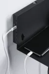 PAULMANN Oprawa ścienna DEVARA E27 max.1x40W USB C 230V czarny mat /metal