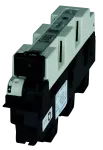 DSL-60/183 Rozłącznik do bezpieczników typu D02, szerokość 36 mm, dla grubości szyn 5 i 10 mm, napięcie znam. 400V, (do kompletu należy dokupić główki bezpiecznikowe K02)
