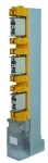 L00-3/100/KU00/HA Listwa bezpiecznikowa, wielkość 00, 160A, rozstaw szyn 100 mm, przyłącze: zacisk ramkowy typu U do 95 mm2