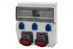 Rozdzielnica CAJA 15M - gniazda 2x63A 5p, 3x230V IP44