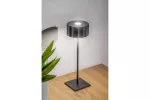 LAMPKA STOŁOWA LED AZELIA, 2,5W, 200lm, DC 5V, 1A,4000 K, BATERIA 4000 mAh, ŚCIEMNIALNA, CZARNA