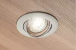 SUFITOWA OPRAWA PUNKTOWA PORTO-K, IP20, OKRĄGŁA, BIAŁA, Z REGULACJĄ KĄTA, TYP 5515