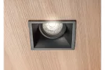 SUFITOWA OPRAWA WPUSZCZANA SALTO, IP20, KWADRATOWA, CZARNA