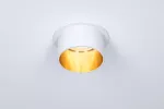 PAULMANN Oprawa do wbudowania GIL COIN LED 3-STEP DIM 6W 470lm 2700K IP44 230V biały matowy/ złoty