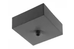 MASKOWNICA SUFITOWA DO OPRAW,80x80x30mm, ALUMINIUM, CZARNY