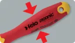 Wkrętak FELO Ergonic SLIM VDE plus/minus Z2