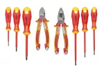 Zestaw 6 wkrętaków FELO - Ergonic VDE + obcinaczki oraz kombinerki VDE + magnetyzer