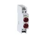 Ex9PD2rr 12V AC/DC Lampka sygnalizacyjna, 12V AC/DC, 1 czerwony LED i 1 czerwony LED